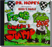 The Frog Who Couldn't Jump CD, voice actors reading a children's picture book by award-winning author Dr. Hope.